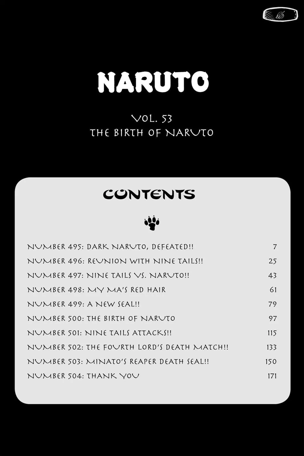 Read Naruto Manga Online