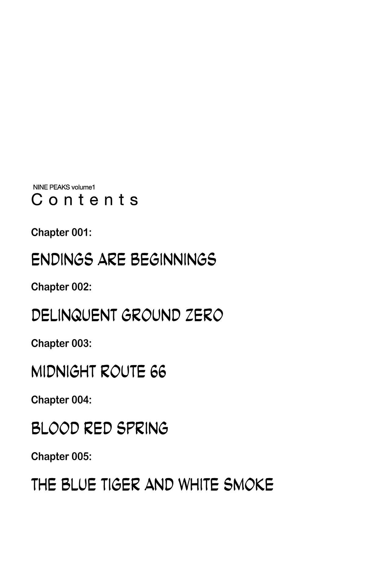 Read Nine Peaks Manga Online