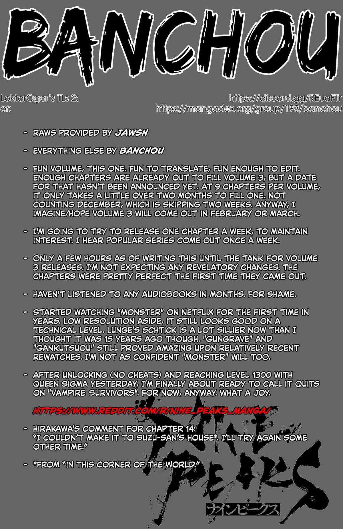 Read Nine Peaks Manga Online