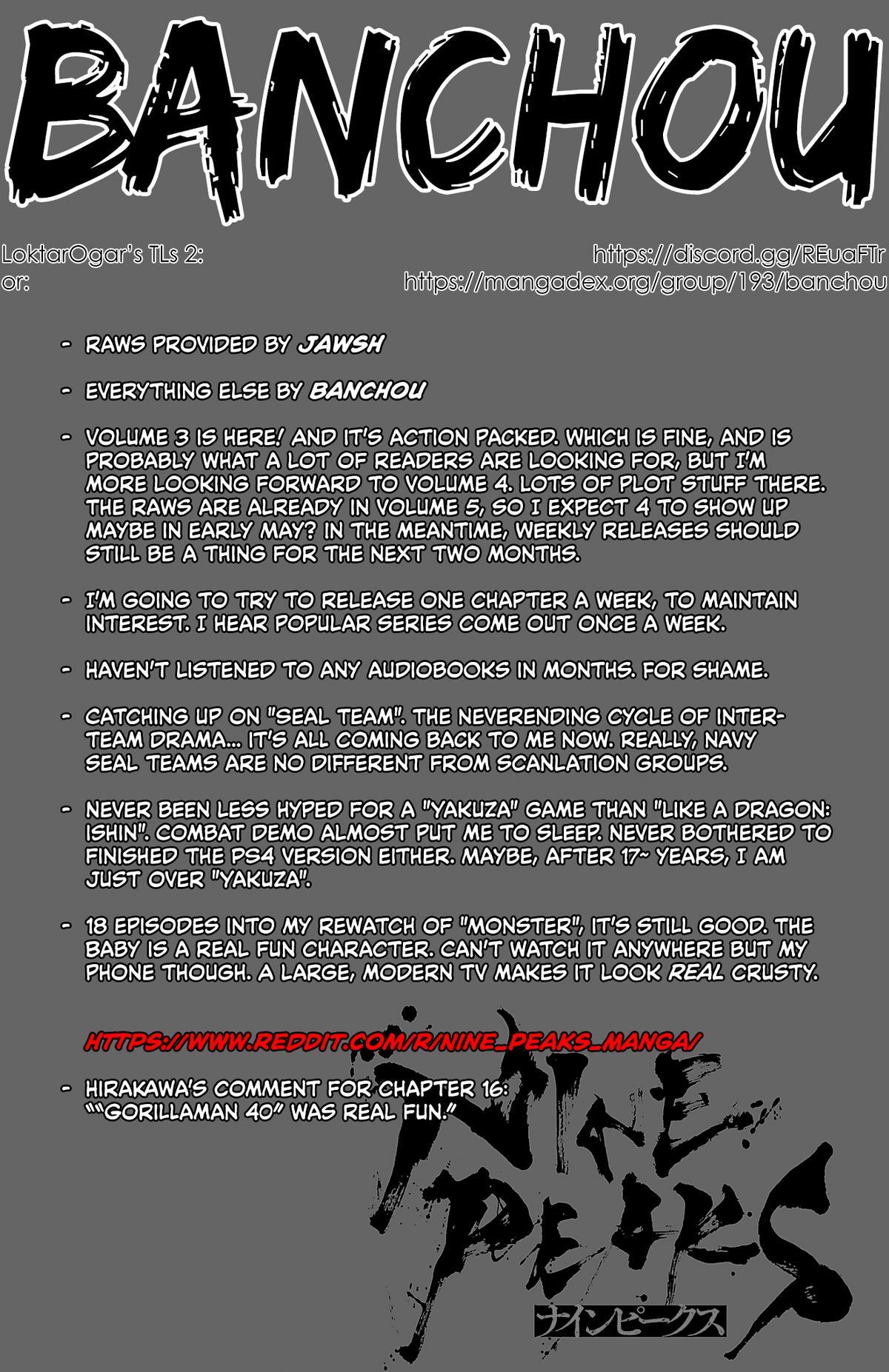Read Nine Peaks Manga Online