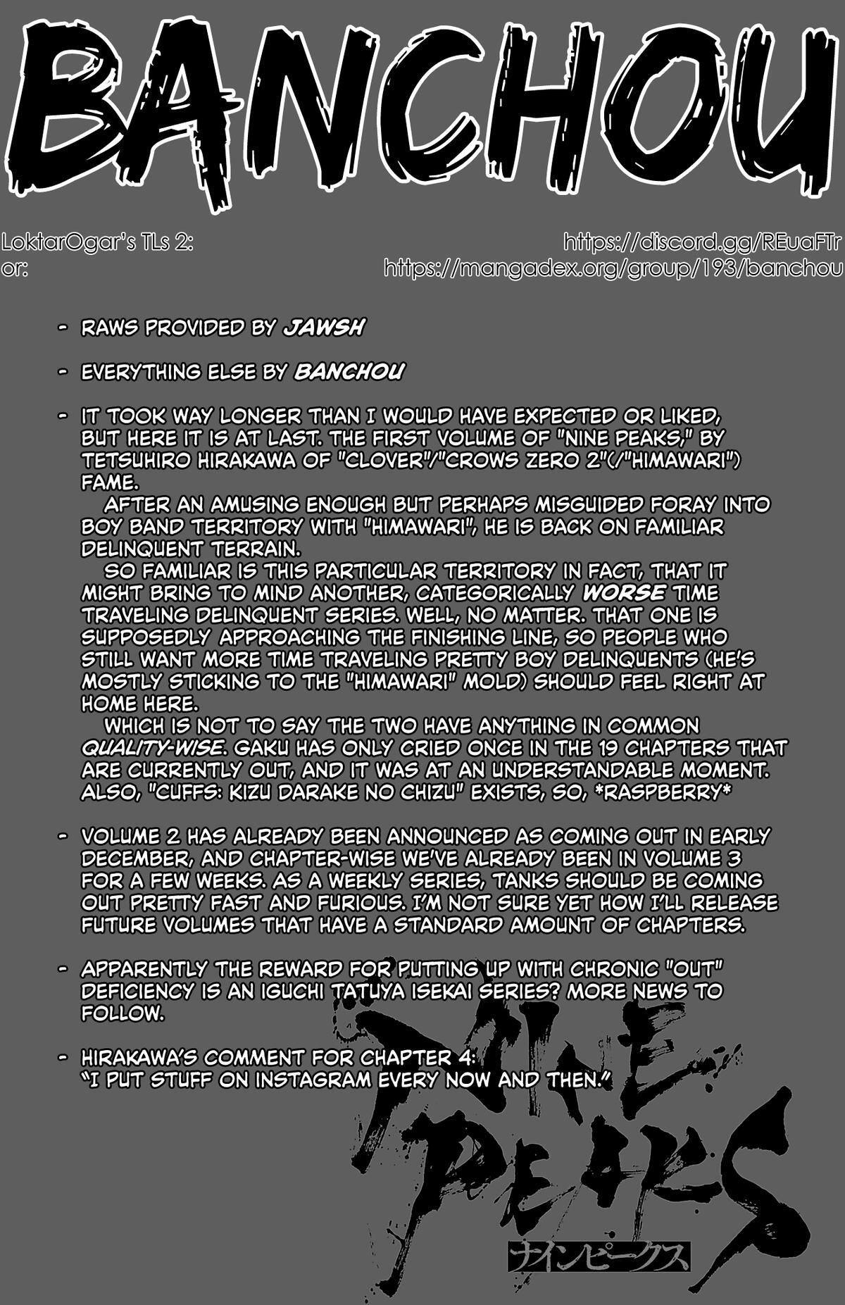 Read Nine Peaks Manga Online