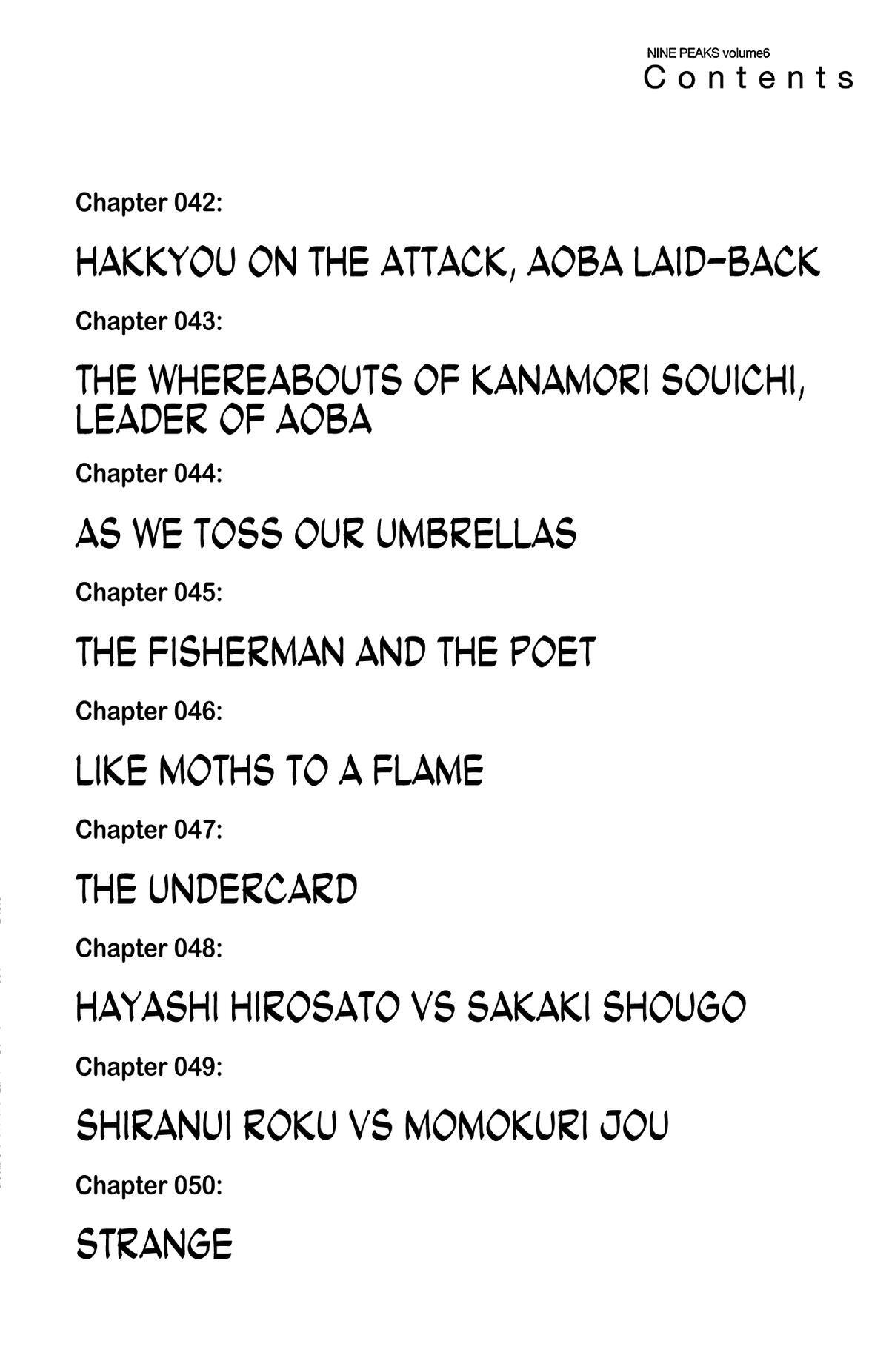 Read Nine Peaks Manga Online
