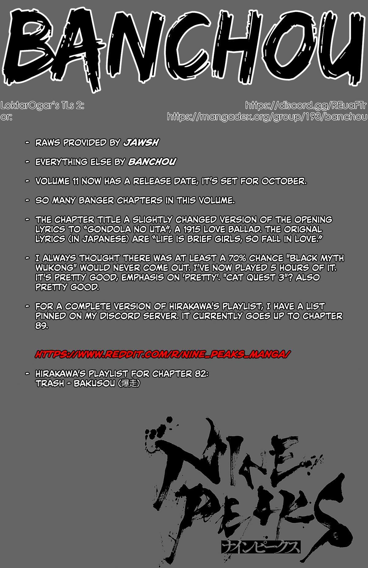 Read Nine Peaks Manga Online