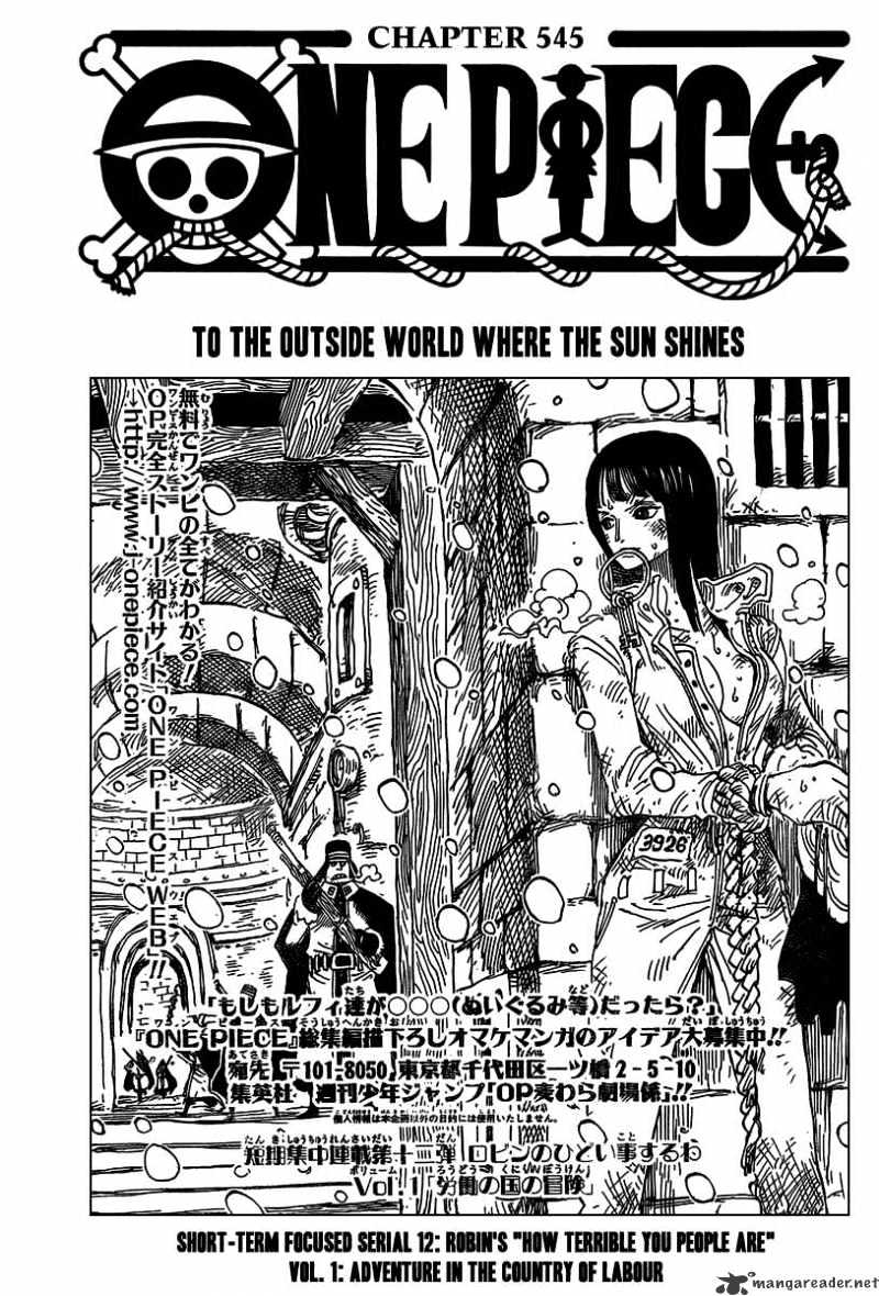 Read One Piece Manga Online