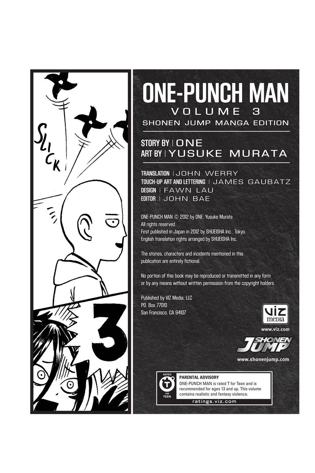 Read One-Punch Man Manga Online