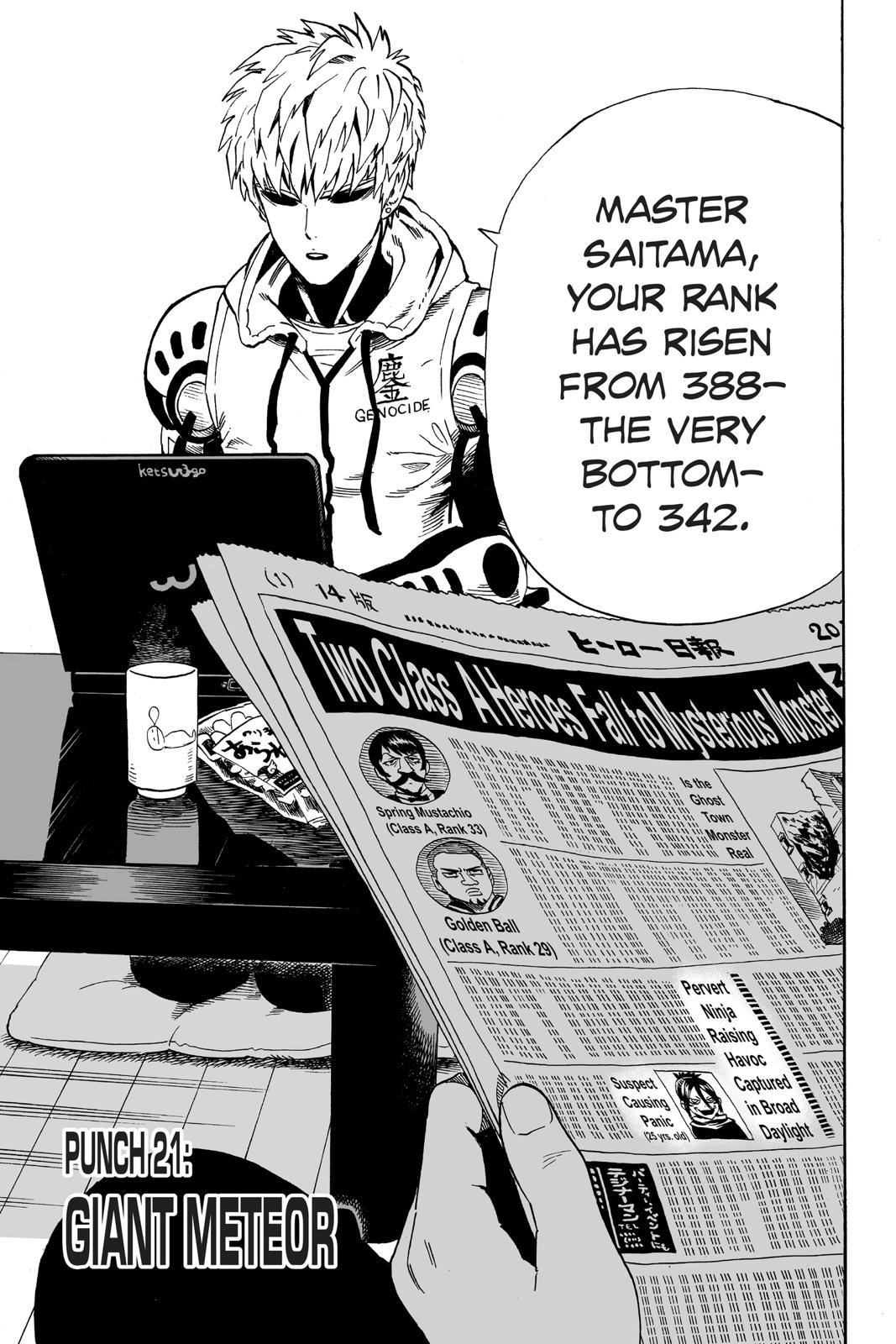 Read One-Punch Man Manga Online