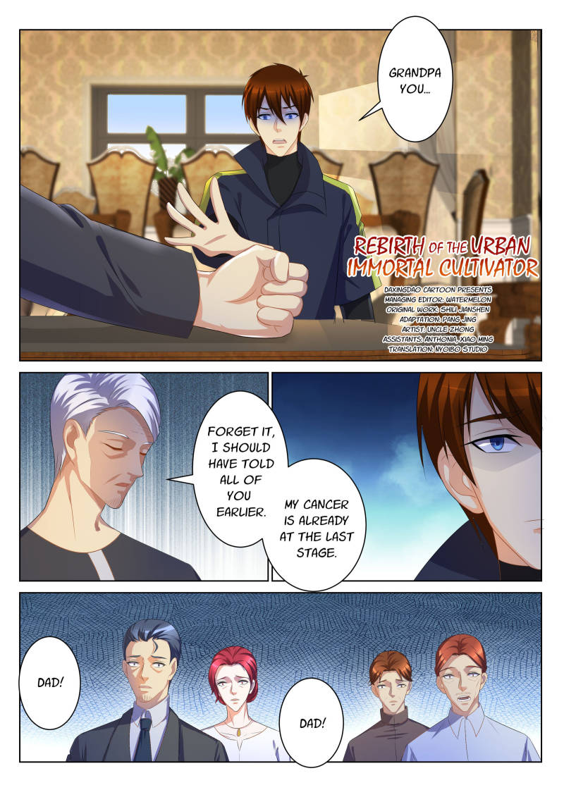 Read Rebirth Of The Urban Immortal Cultivator Manga Online