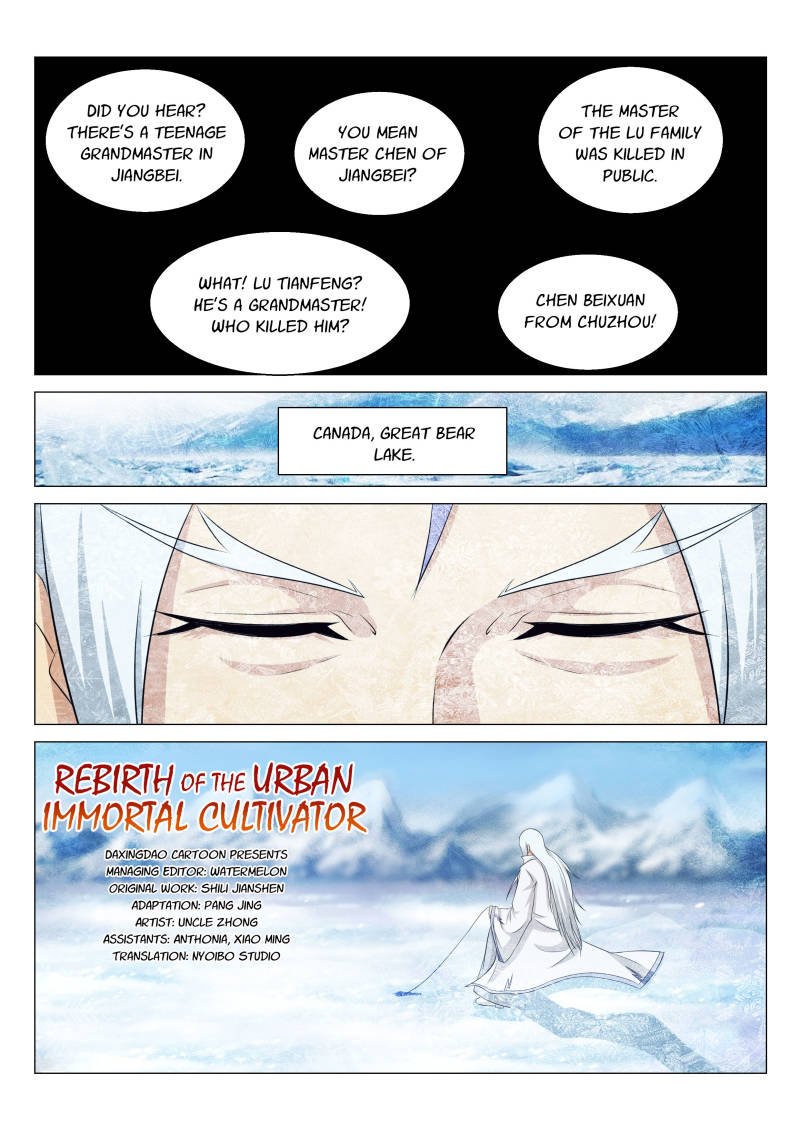 Read Rebirth Of The Urban Immortal Cultivator Manga Online