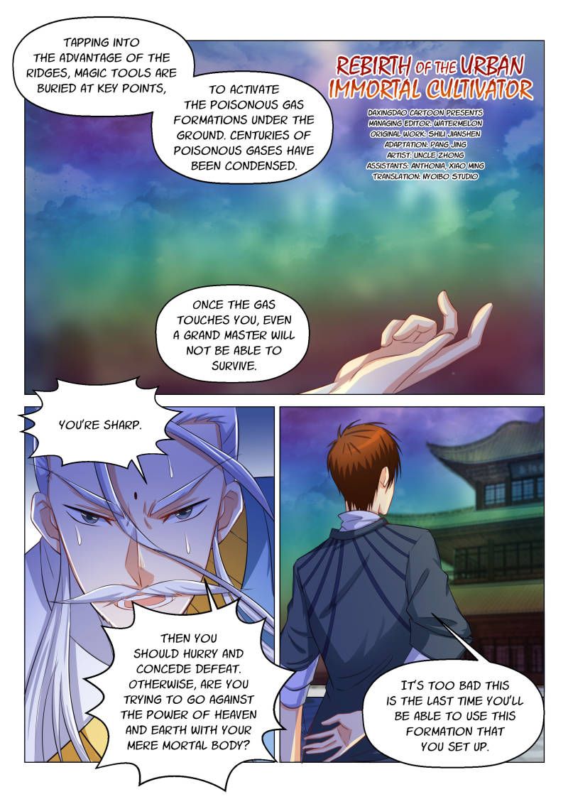 Read Rebirth Of The Urban Immortal Cultivator Manga Online