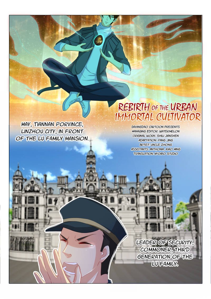 Read Rebirth Of The Urban Immortal Cultivator Manga Online