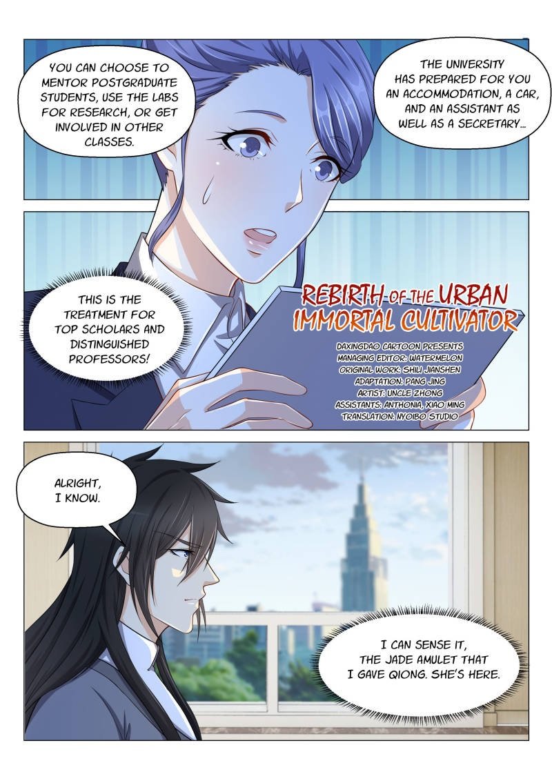 Read Rebirth Of The Urban Immortal Cultivator Manga Online