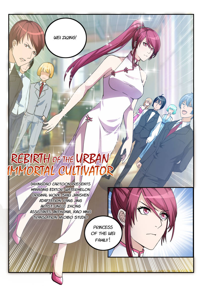 Read Rebirth Of The Urban Immortal Cultivator Manga Online