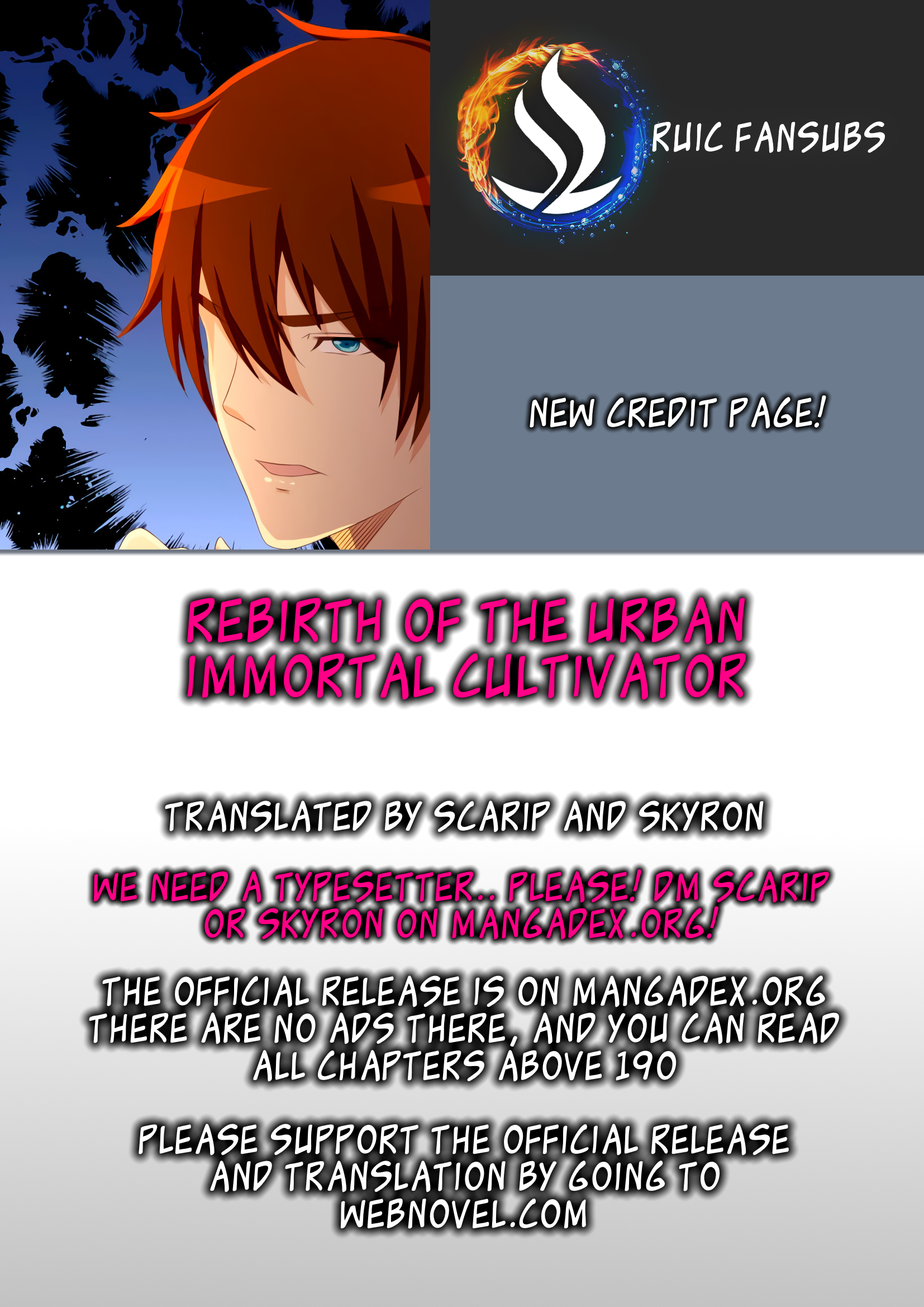 Read Rebirth Of The Urban Immortal Cultivator Manga Online