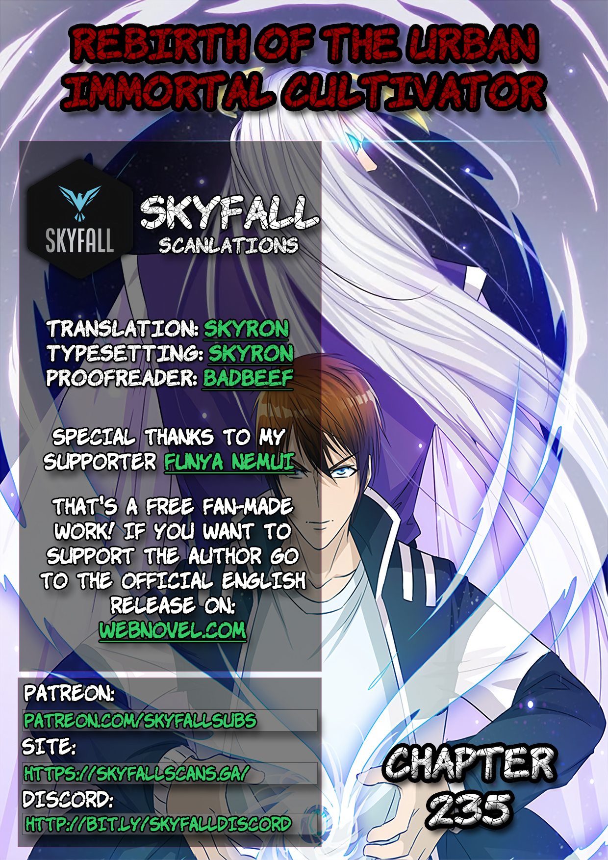 Read Rebirth Of The Urban Immortal Cultivator Manga Online