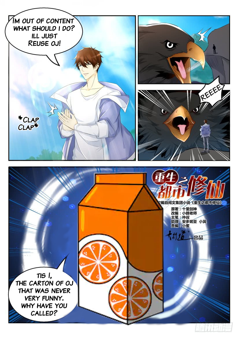Read Rebirth Of The Urban Immortal Cultivator Manga Online