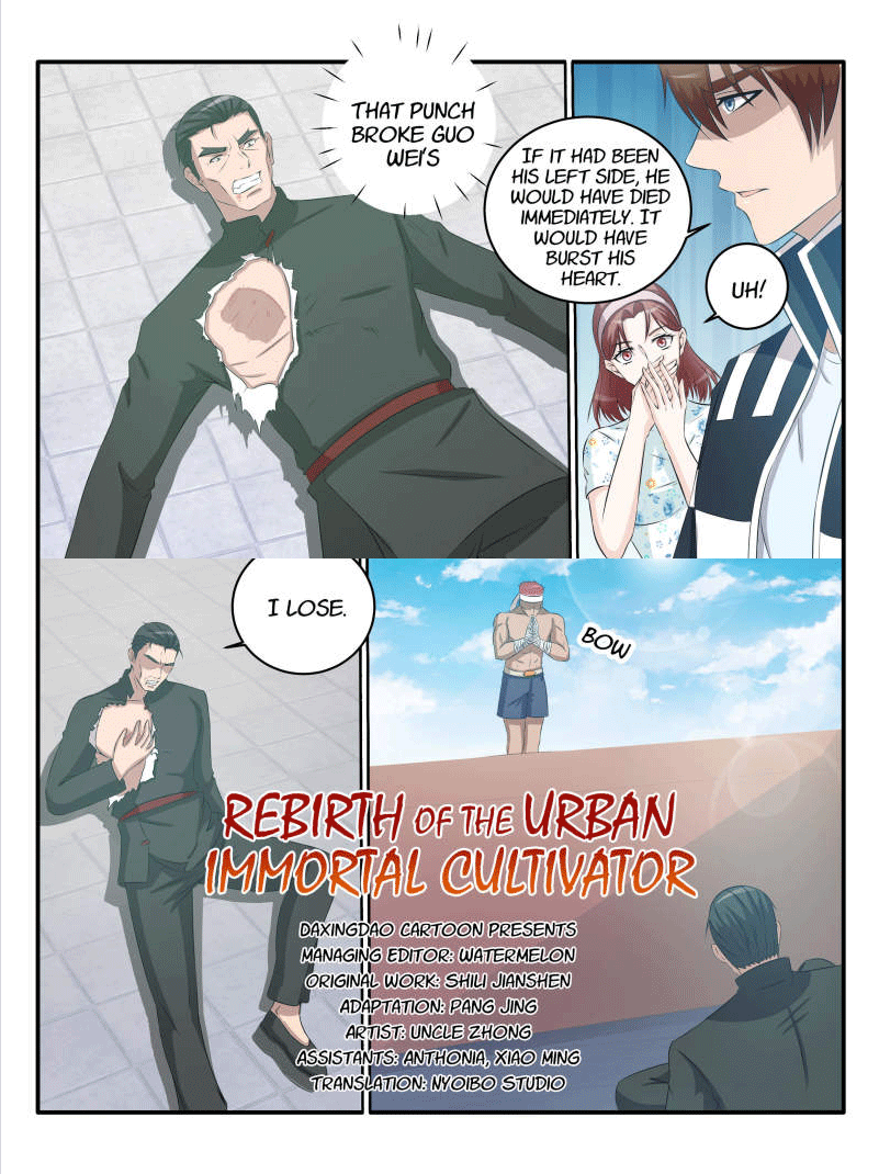 Read Rebirth Of The Urban Immortal Cultivator Manga Online