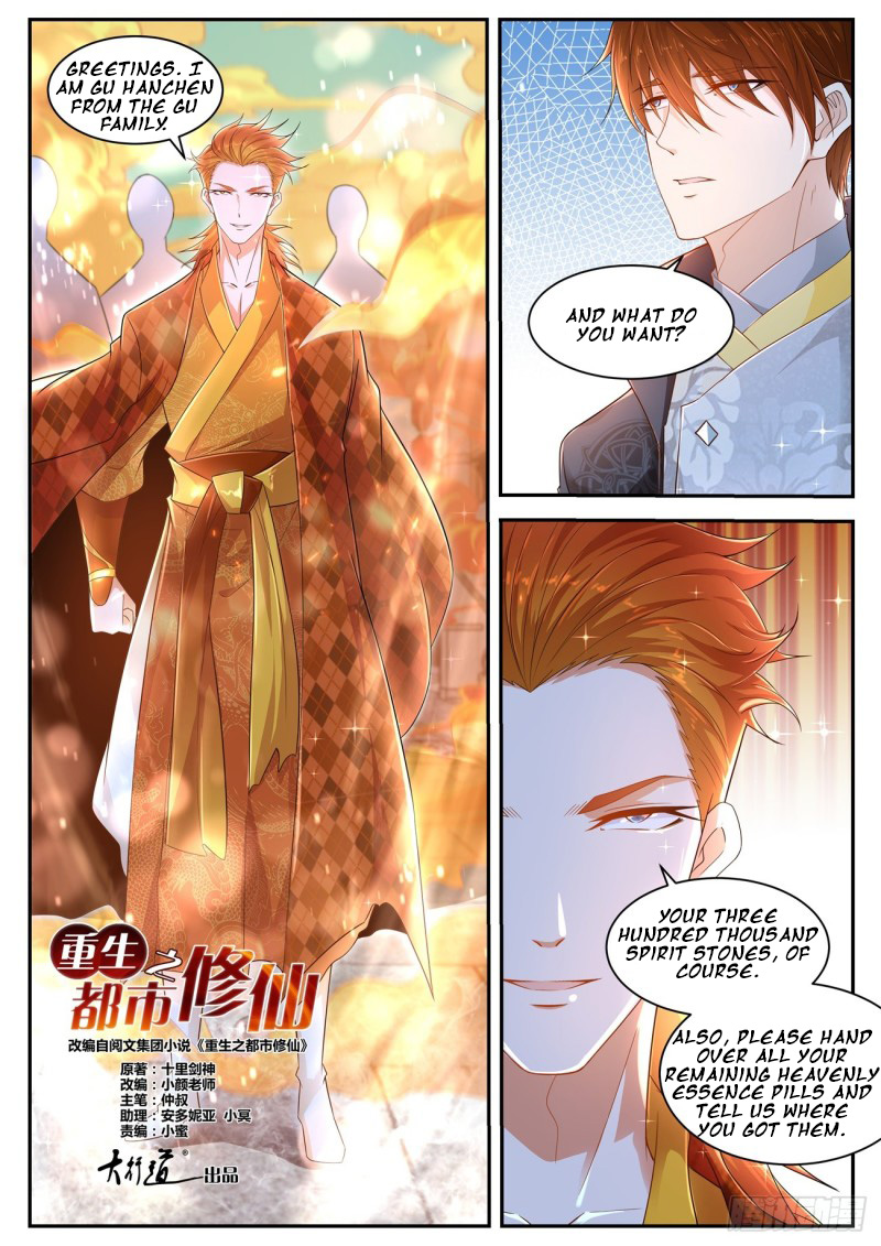 Read Rebirth Of The Urban Immortal Cultivator Manga Online