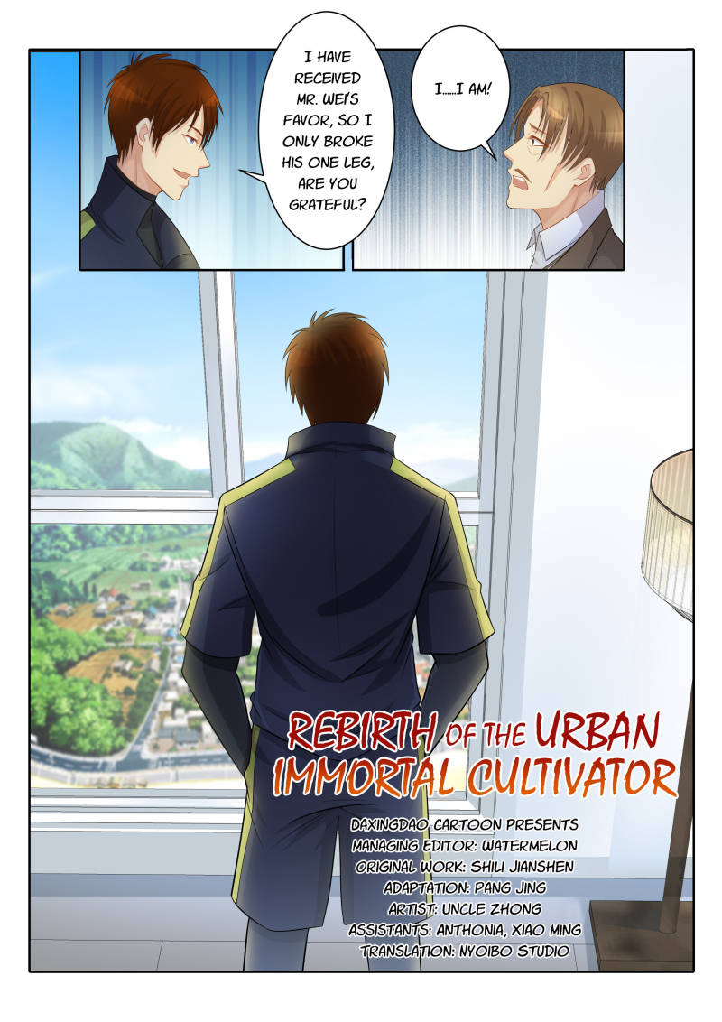 Read Rebirth Of The Urban Immortal Cultivator Manga Online