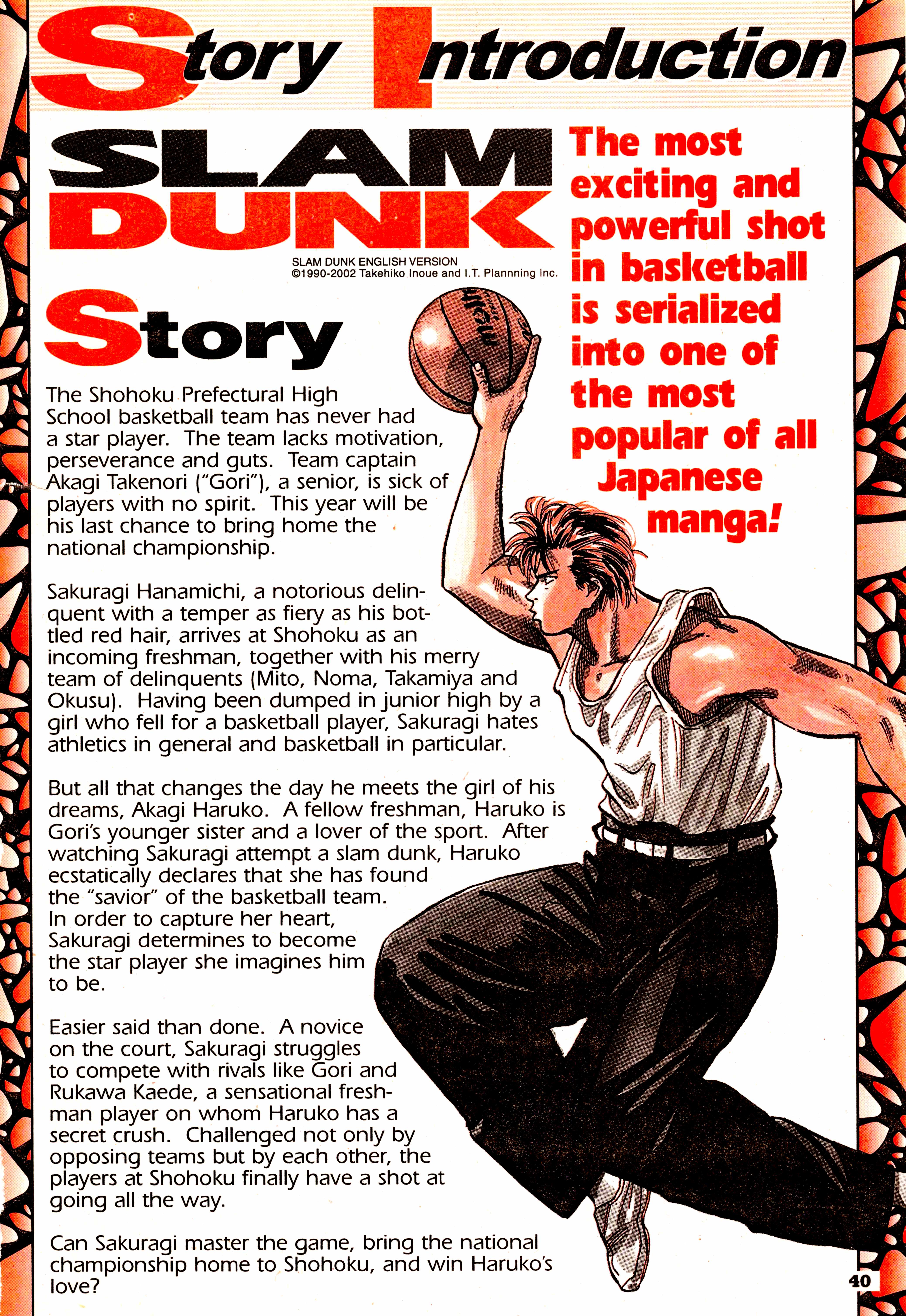 Read Slam Dunk Manga Online