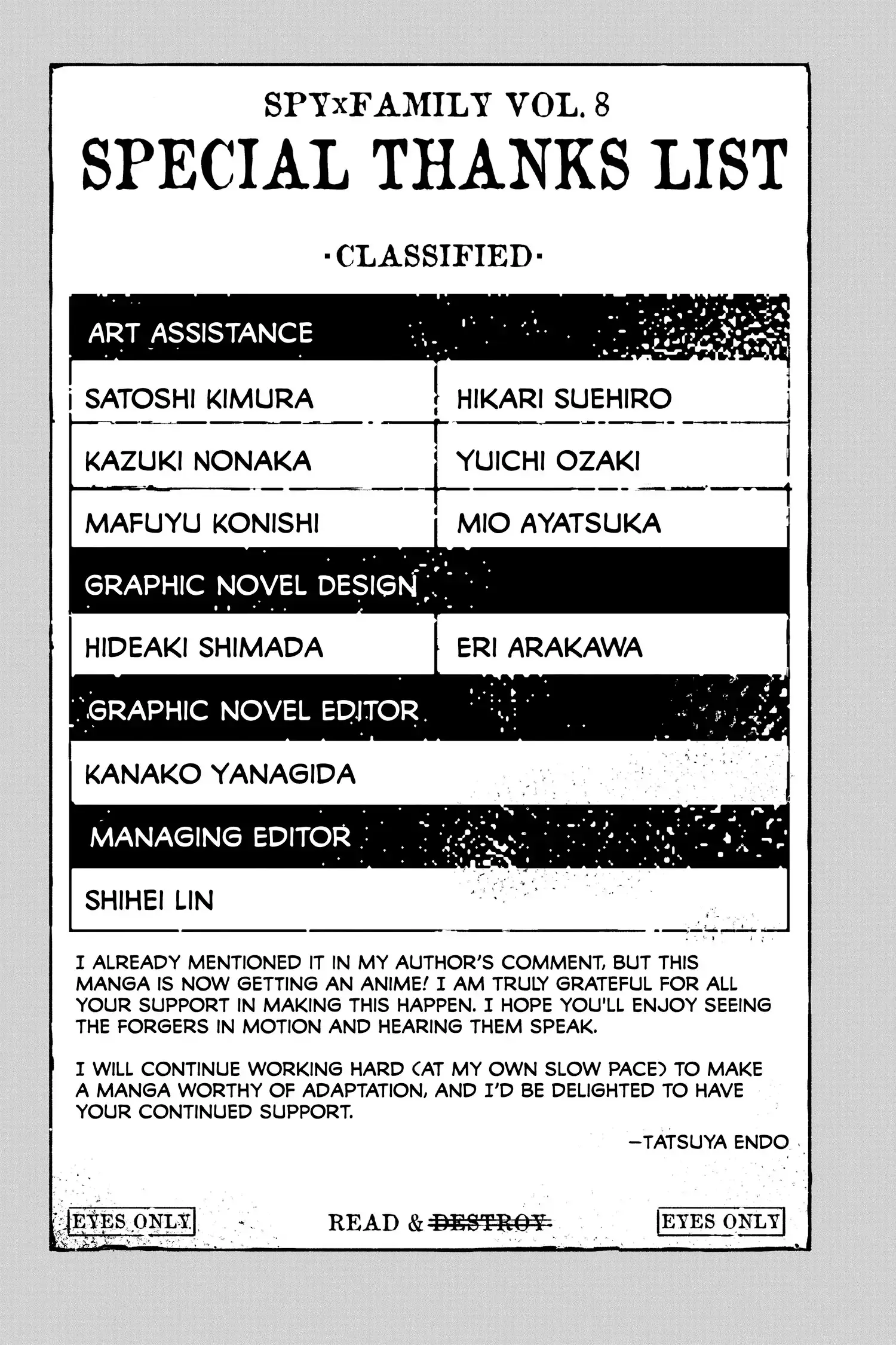 Read Spy x Family Manga Online