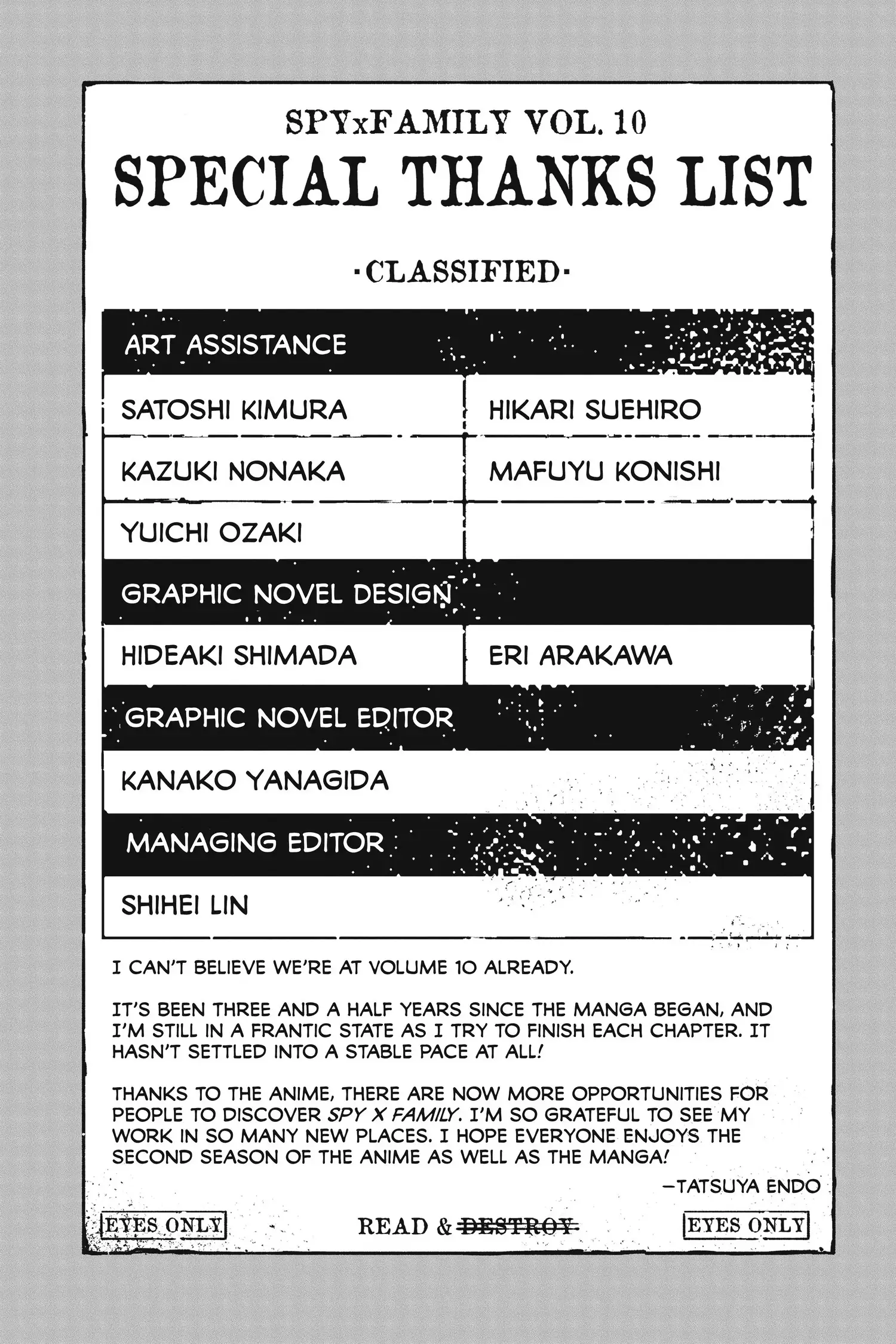 Read Spy x Family Manga Online