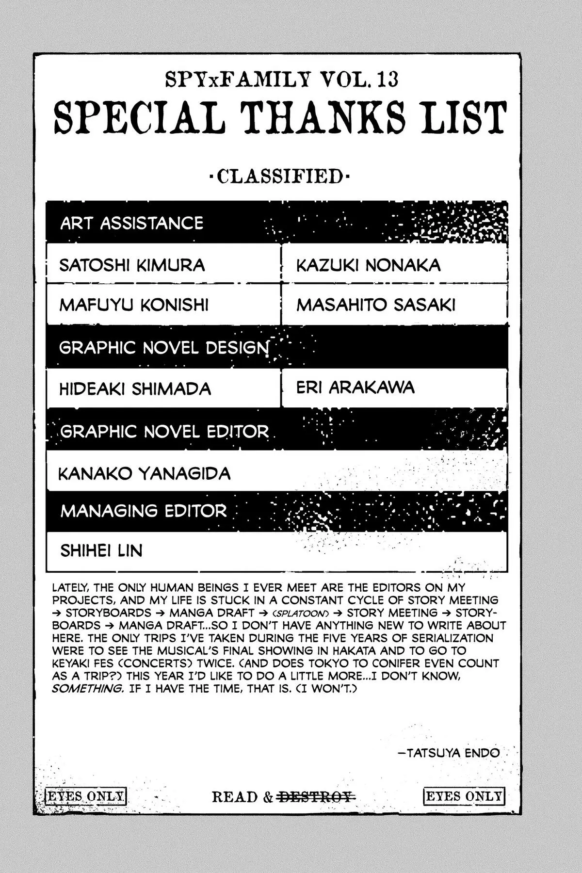 Read Spy x Family Manga Online