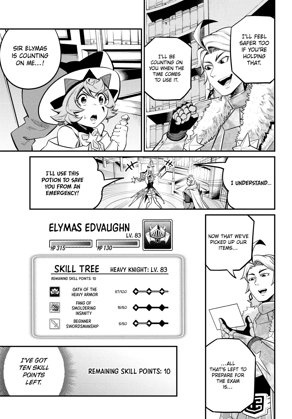 Read The Exiled Heavy Knight Knows How to Game the System Manga Online