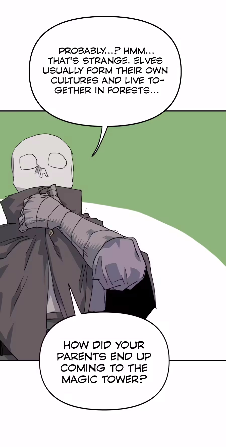 Read The Tale of the Skeleton Messenger Manga Online