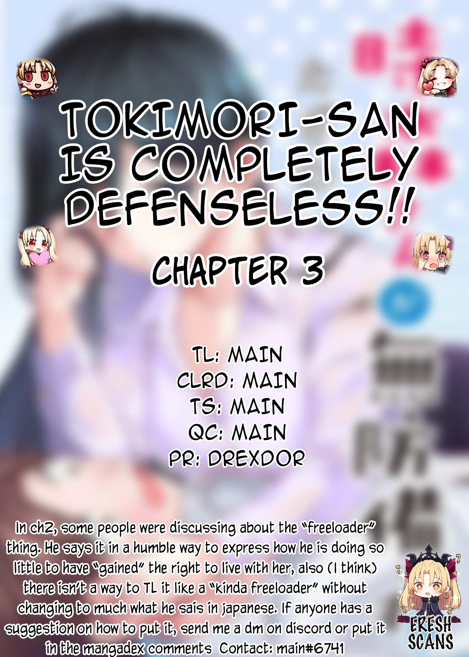 Read Tokimori-san ga Muboubi desu!! Manga Online