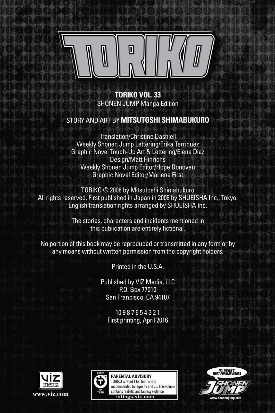 Read Toriko Manga Online