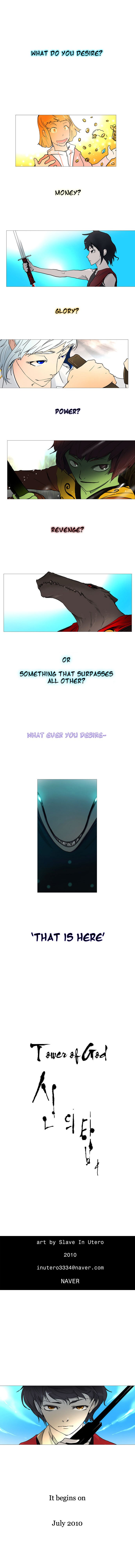 Read Tower of God Manga Online