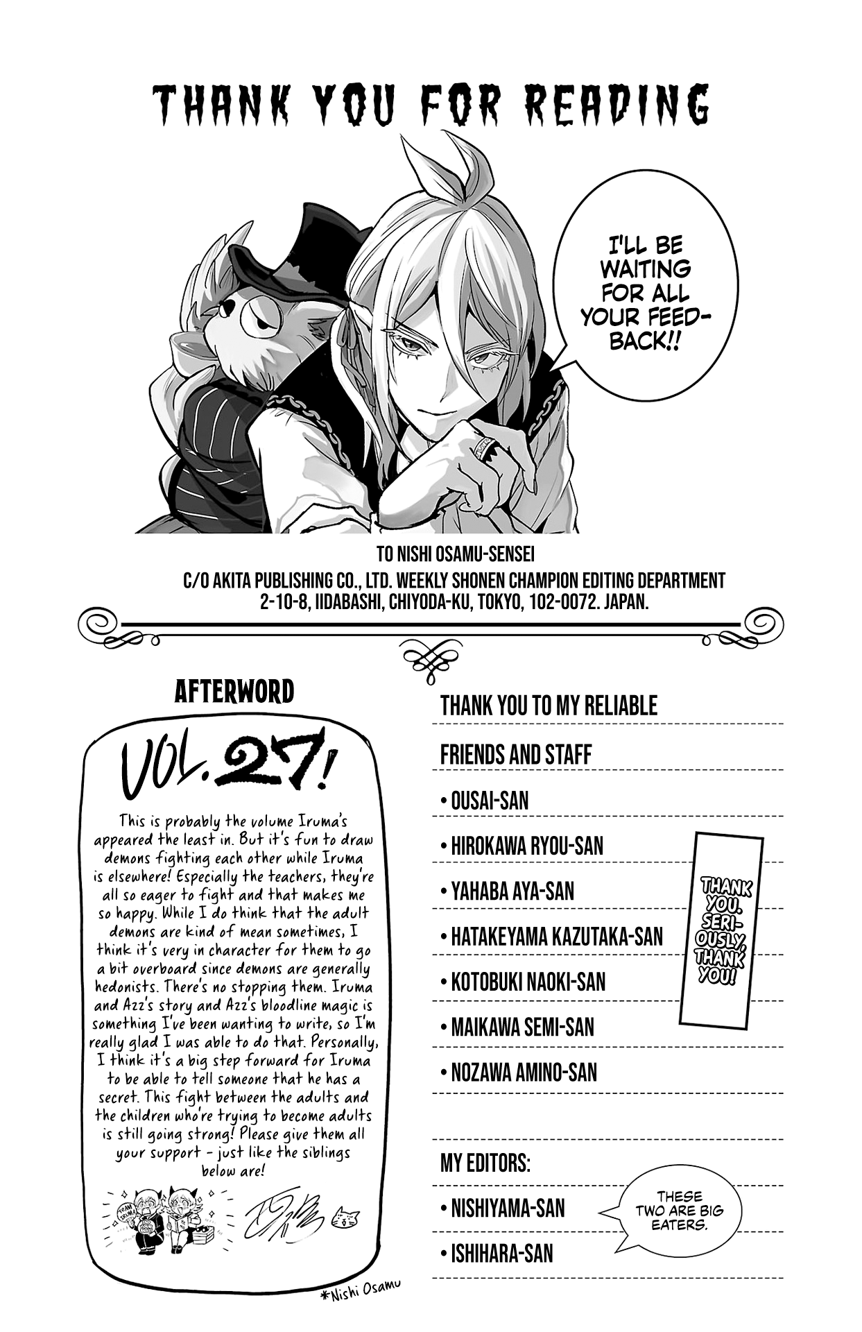 Read Welcome to Demon School! Iruma-kun Manga Online