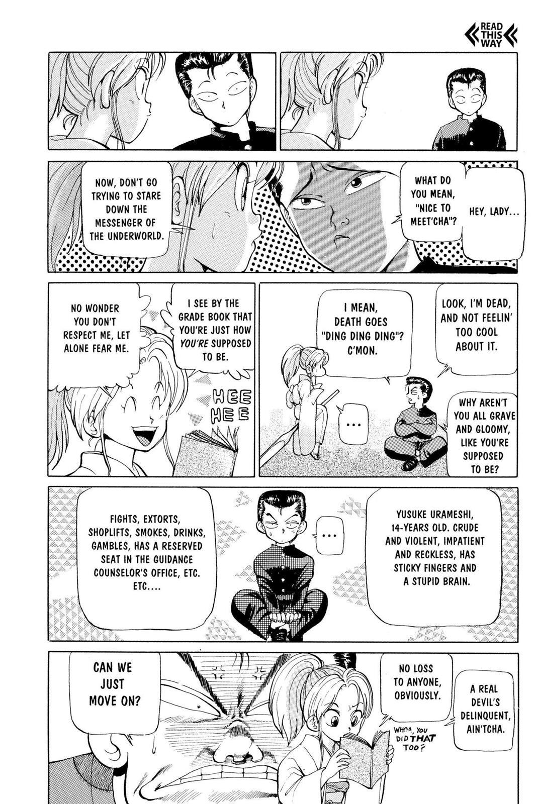Read Yu Yu Hakusho Manga Online