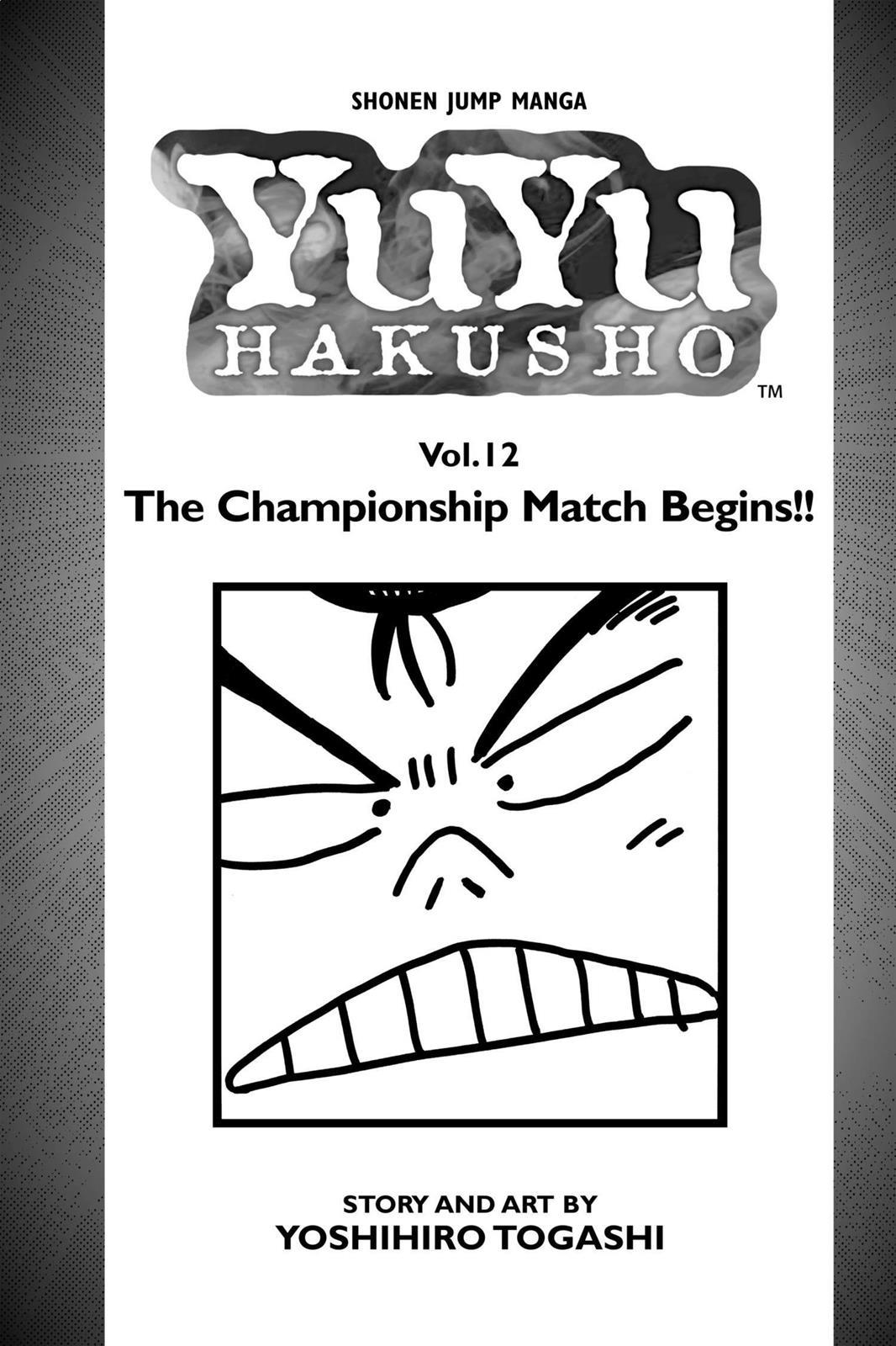 Read Yu Yu Hakusho Manga Online