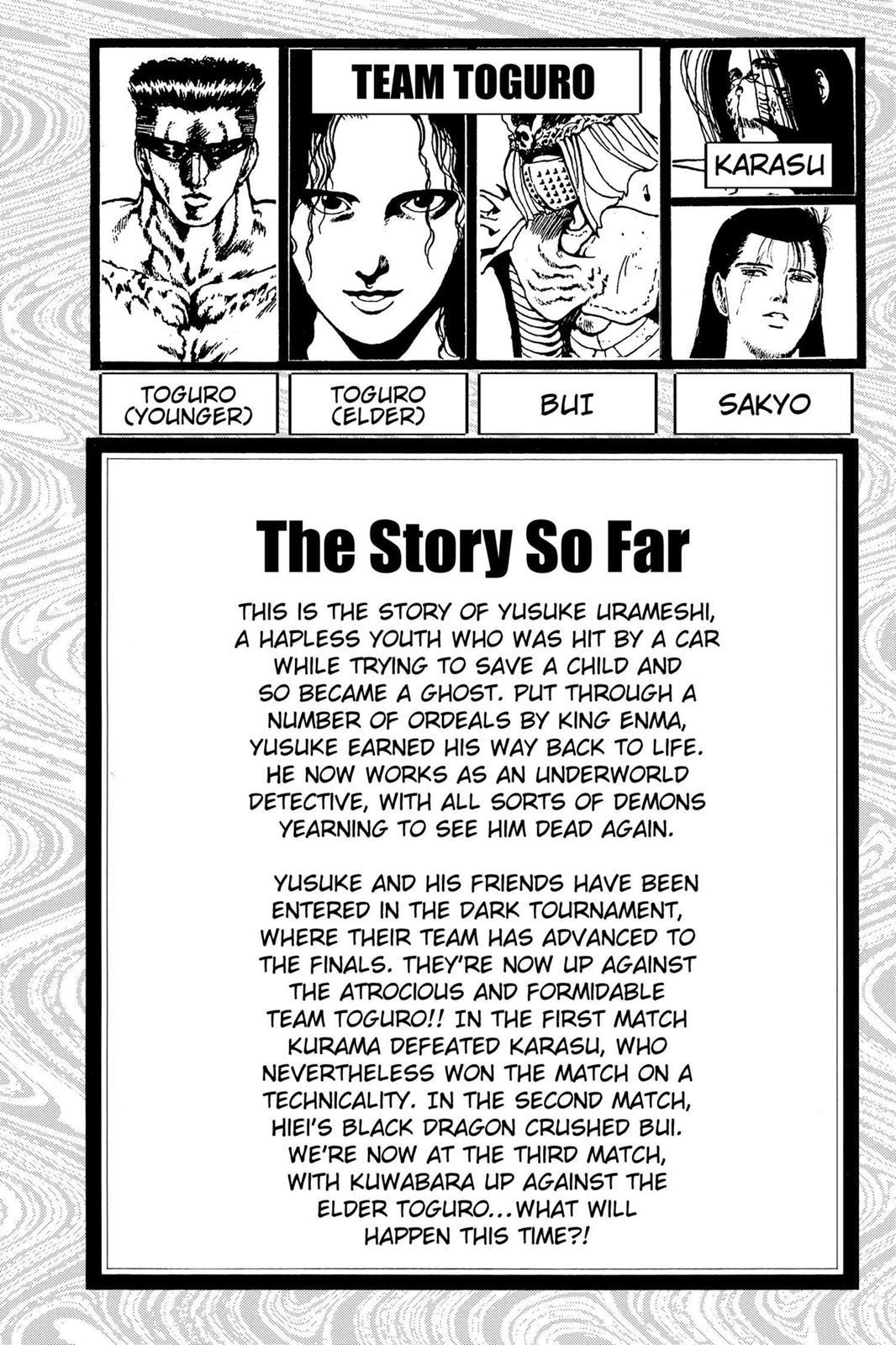 Read Yu Yu Hakusho Manga Online
