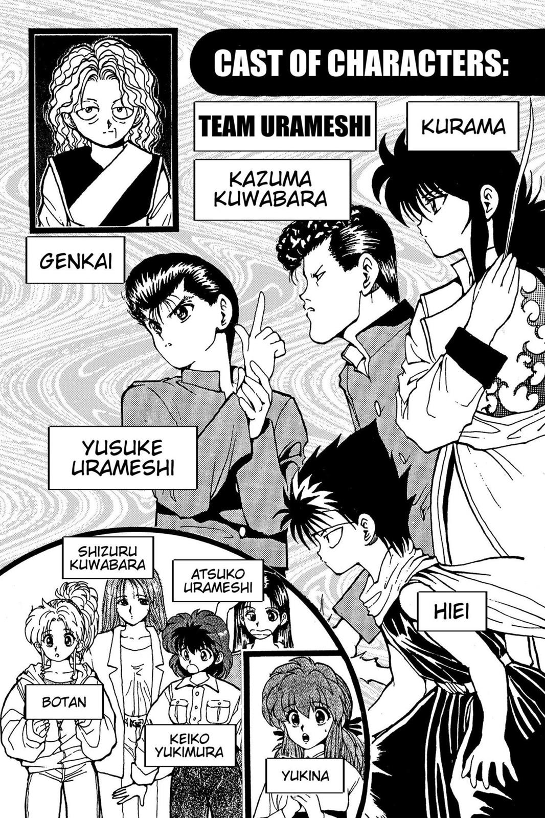 Read Yu Yu Hakusho Manga Online