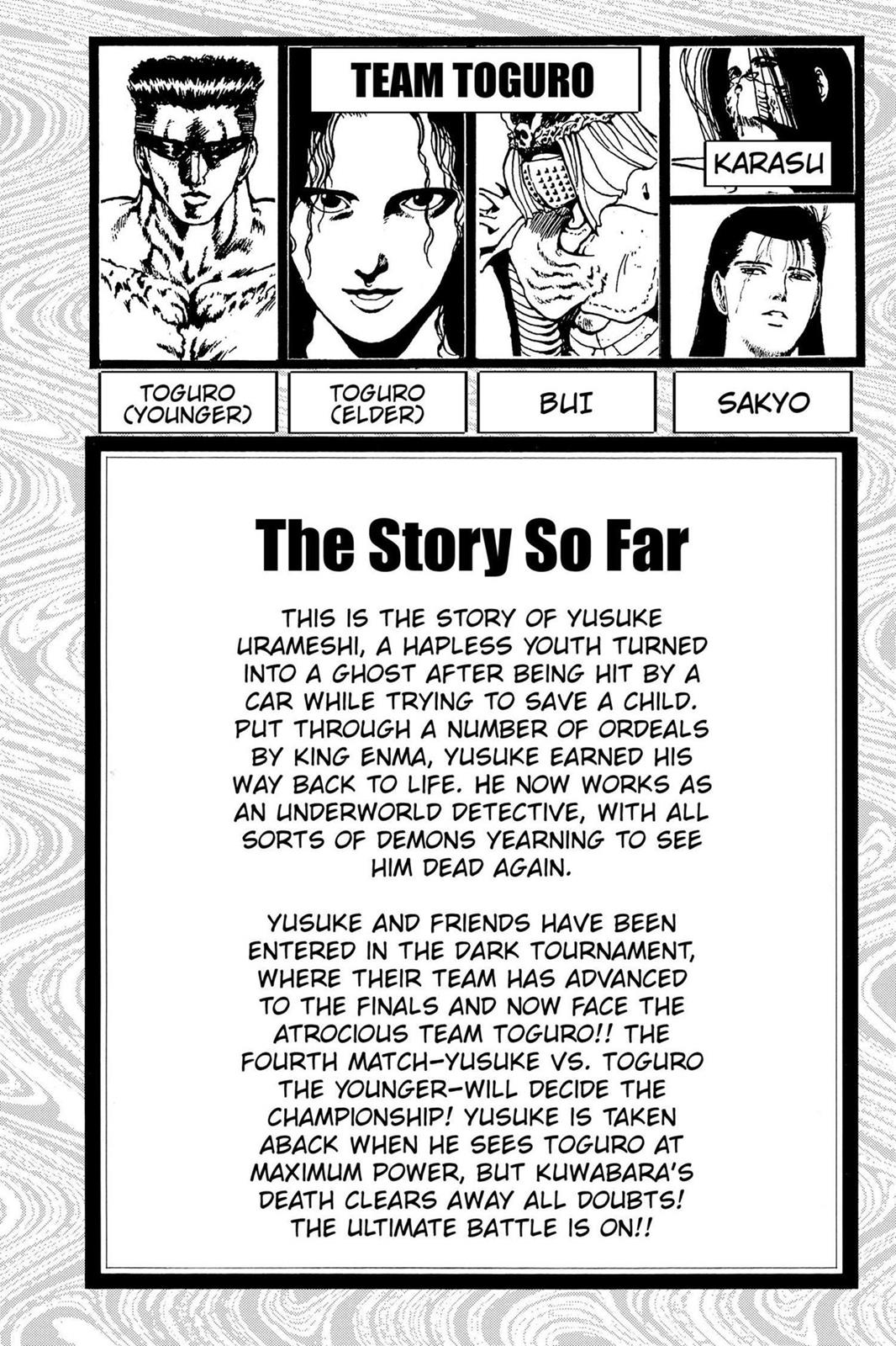 Read Yu Yu Hakusho Manga Online