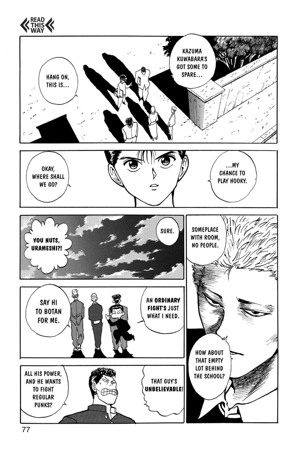 Read Yu Yu Hakusho Manga Online