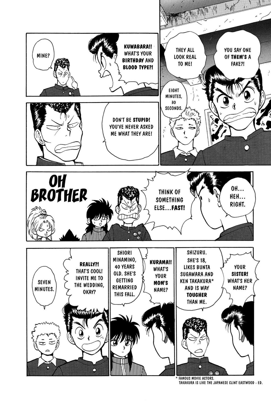 Read Yu Yu Hakusho Manga Online
