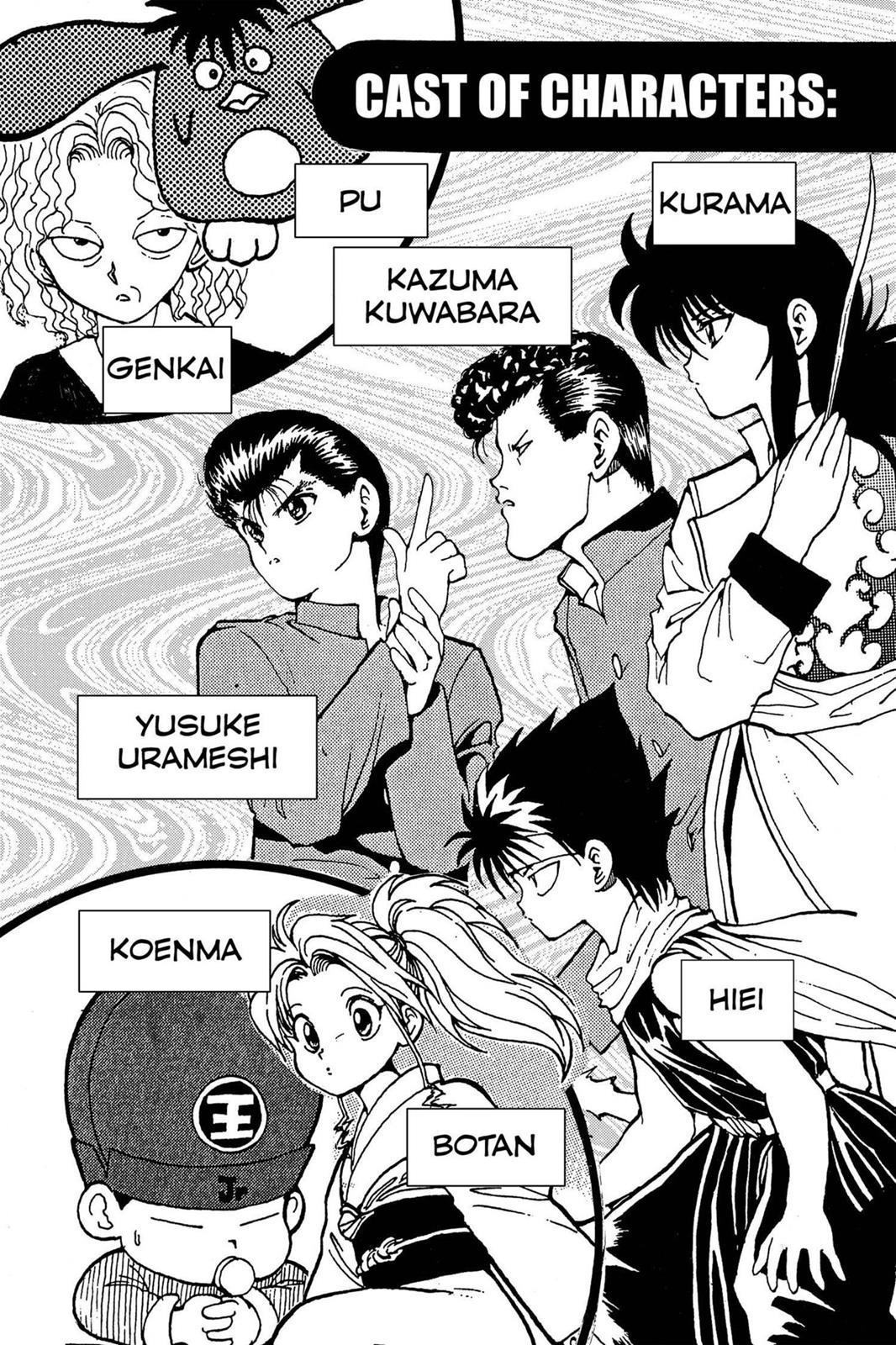 Read Yu Yu Hakusho Manga Online