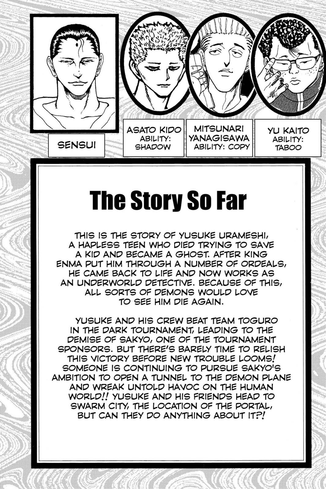 Read Yu Yu Hakusho Manga Online