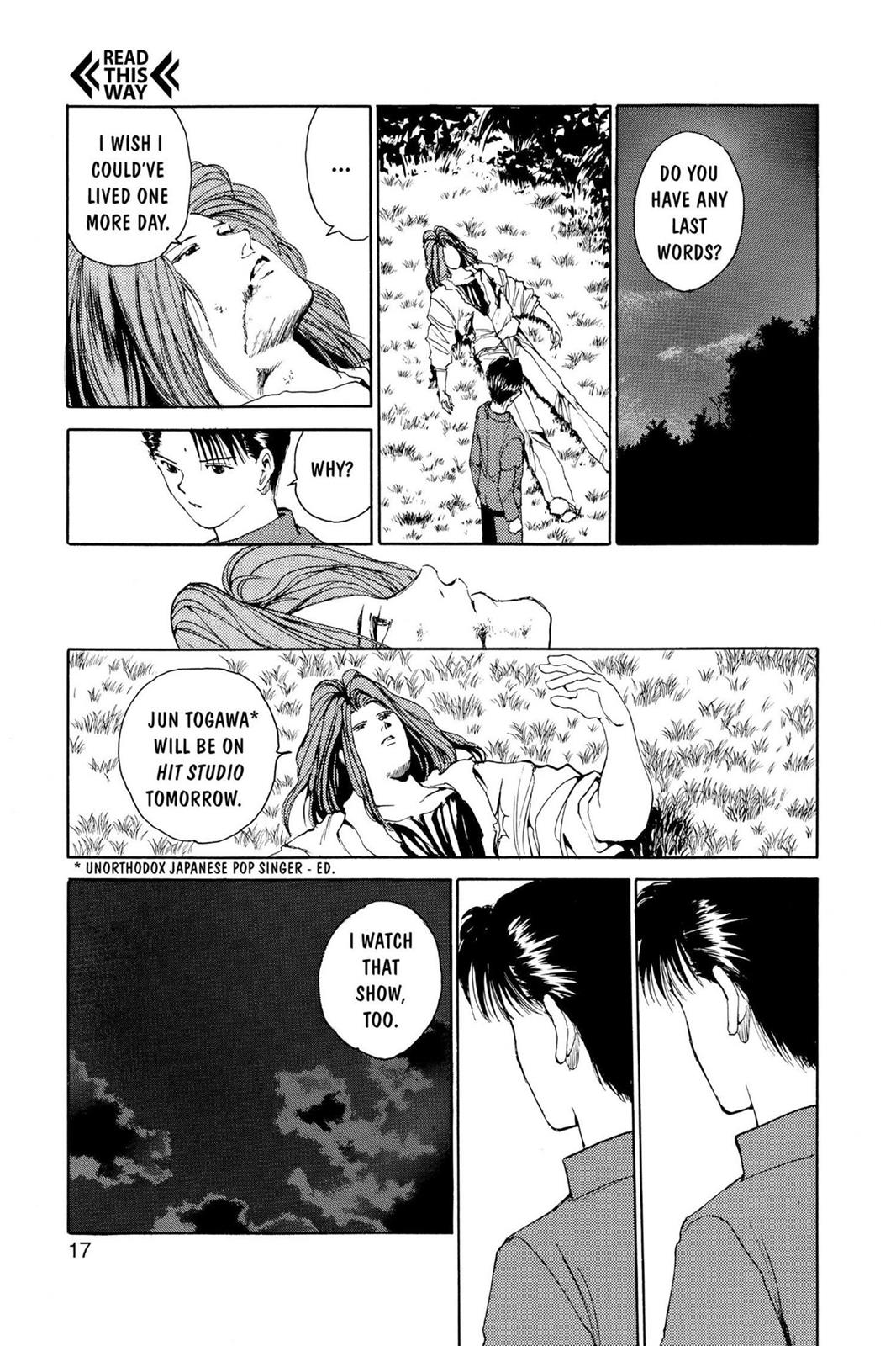 Read Yu Yu Hakusho Manga Online