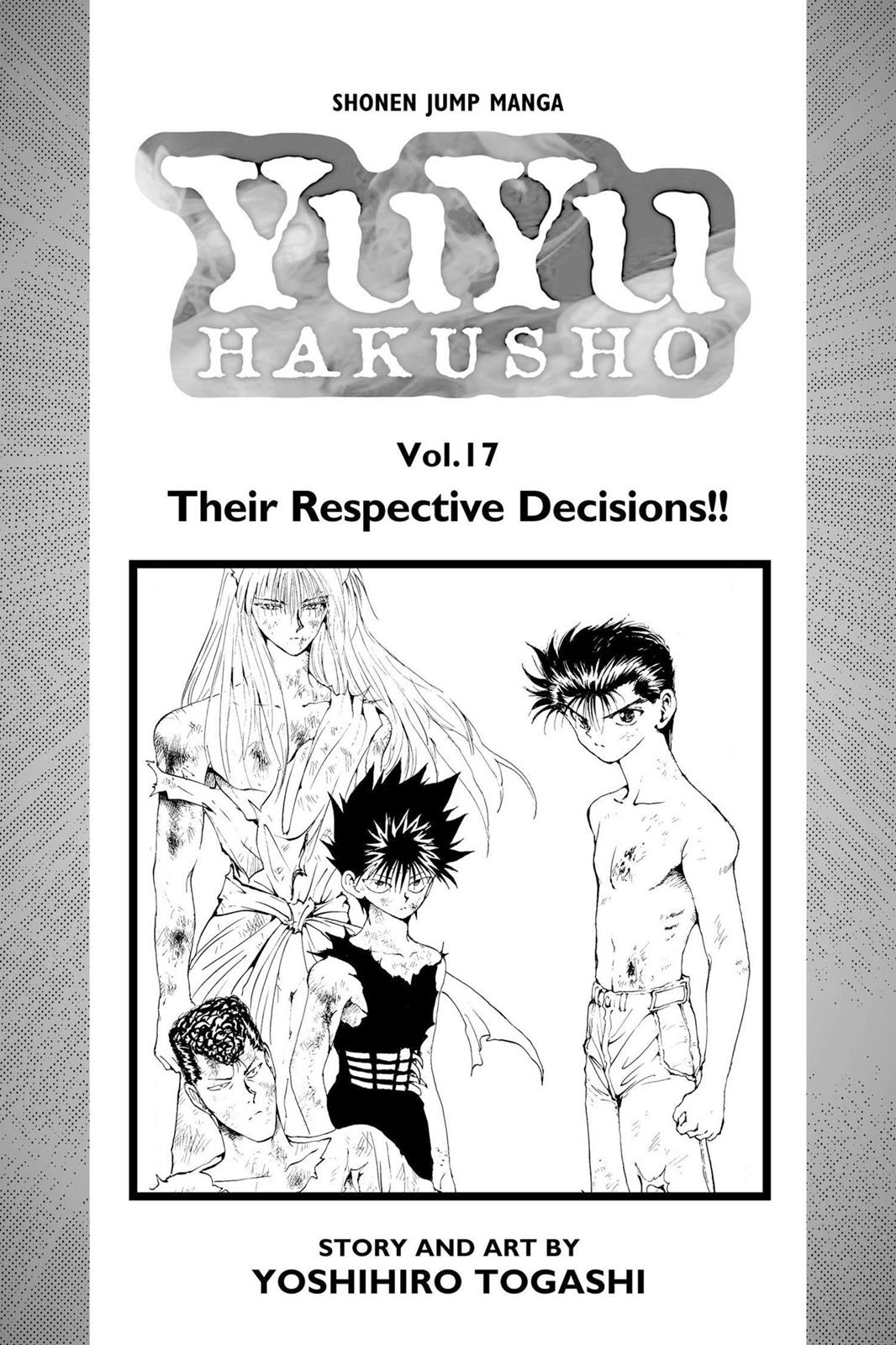 Read Yu Yu Hakusho Manga Online
