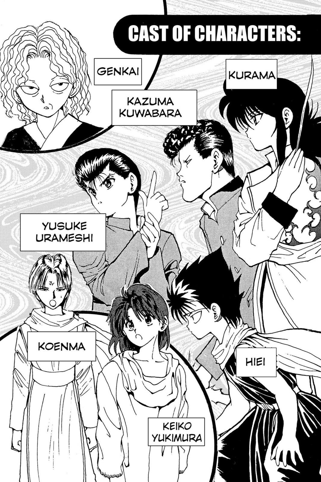 Read Yu Yu Hakusho Manga Online
