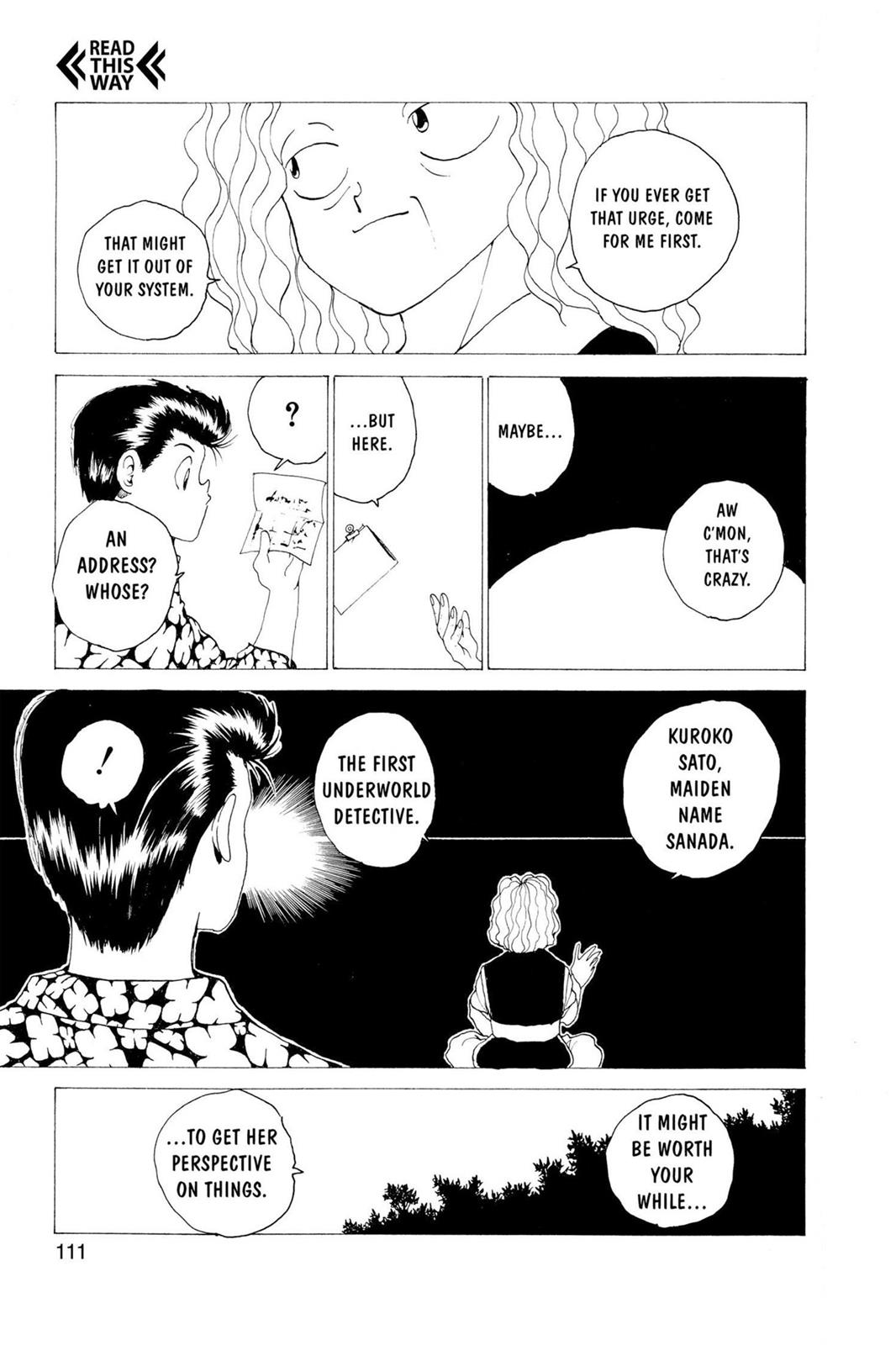 Read Yu Yu Hakusho Manga Online