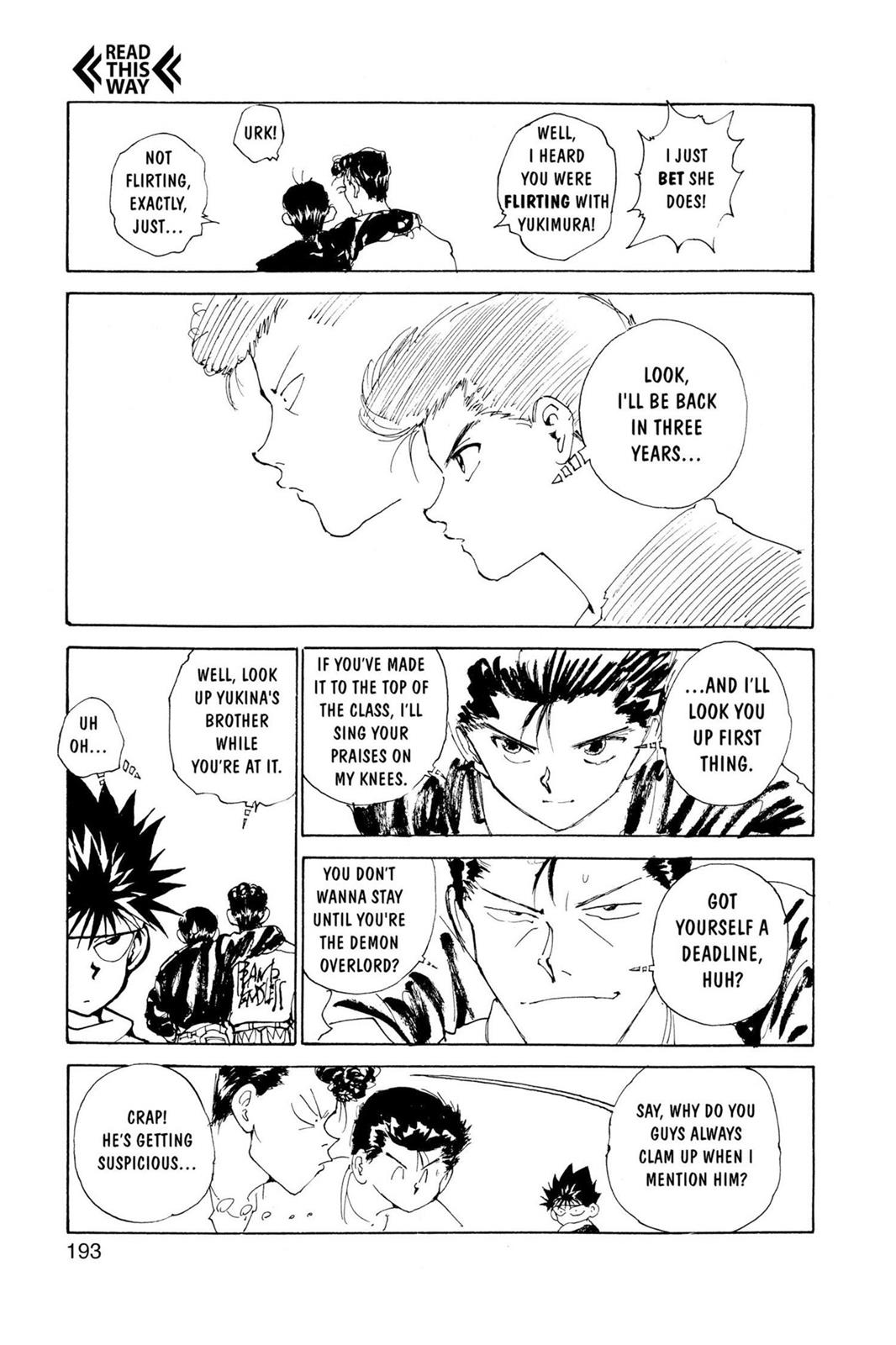 Read Yu Yu Hakusho Manga Online