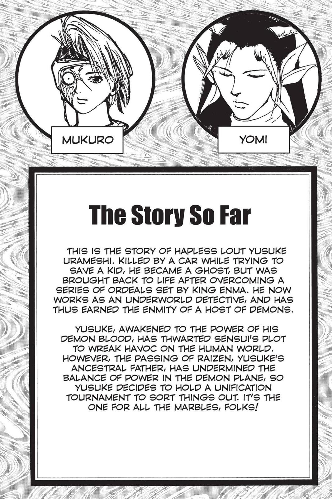 Read Yu Yu Hakusho Manga Online
