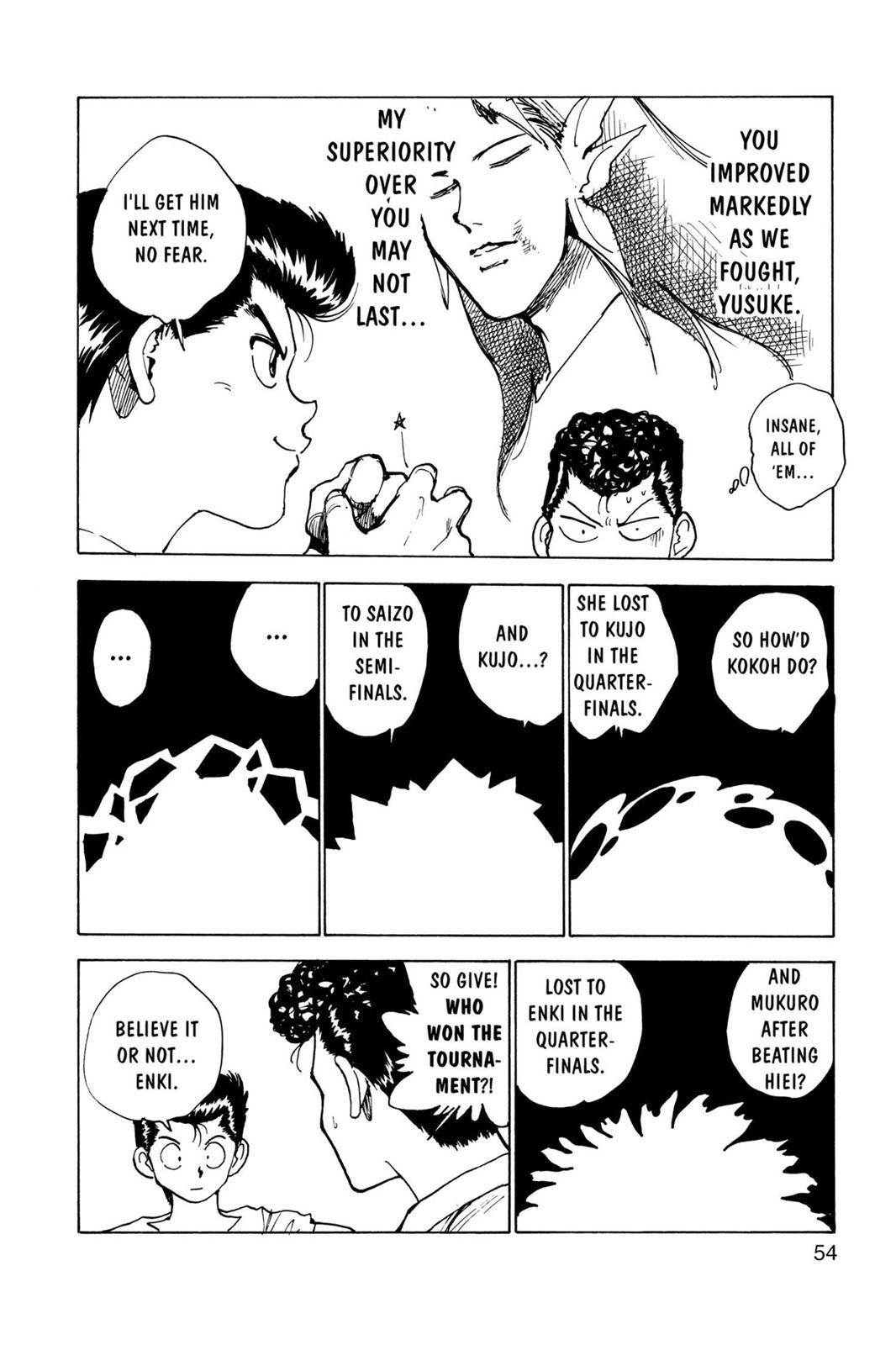 Read Yu Yu Hakusho Manga Online