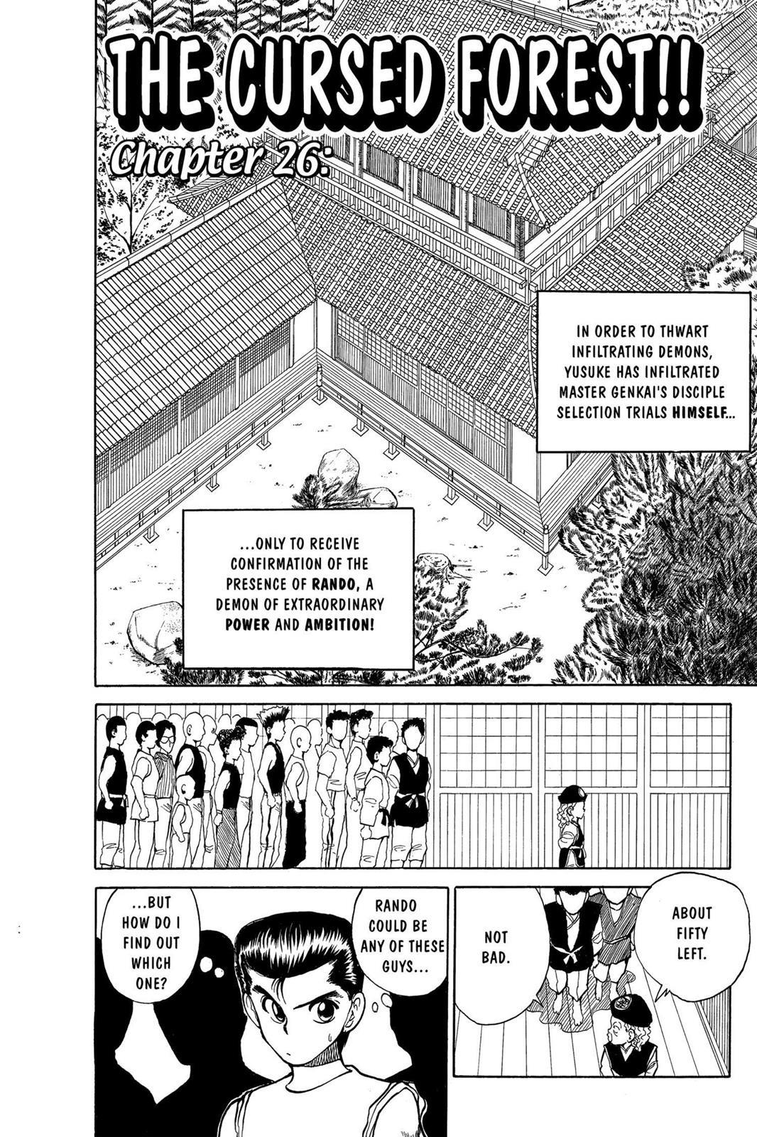 Read Yu Yu Hakusho Manga Online