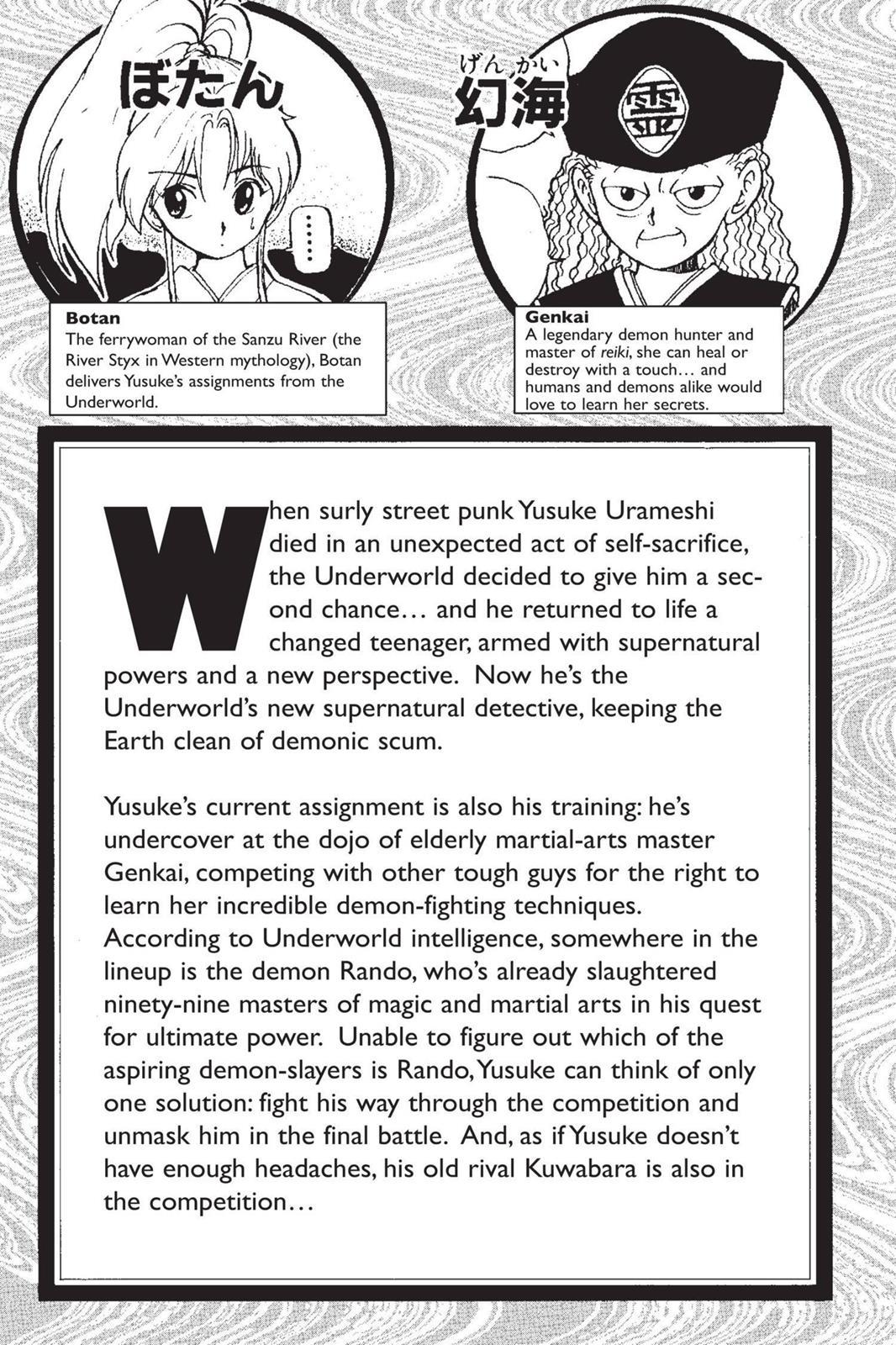 Read Yu Yu Hakusho Manga Online